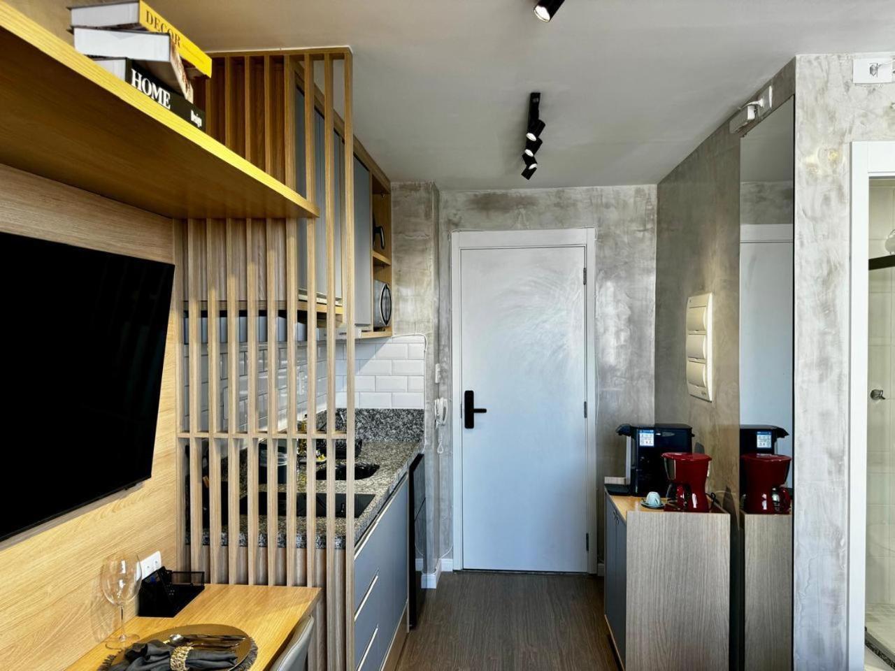 Charmoso Studio No Bras Com Piscina - Metro Bras 圣保罗 外观 照片